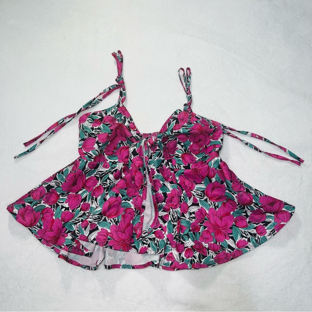 Floral Tank Top Blouse